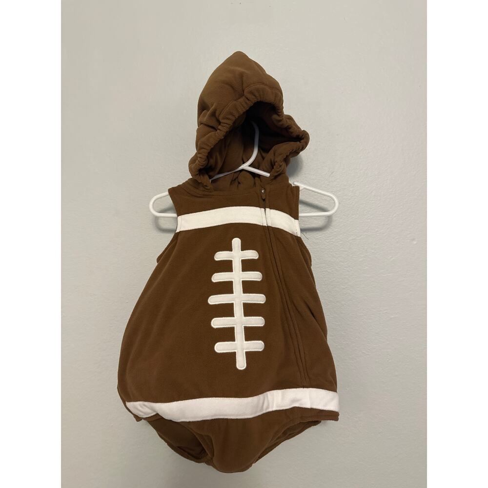 Baby Football Costume | 12 Months | Cozy Hooded Bodysuit